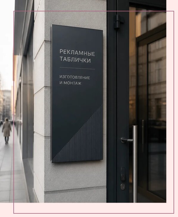 Рекламные таблички в Железнодорожном по цене от 4614 р. | Аванза-Жлз