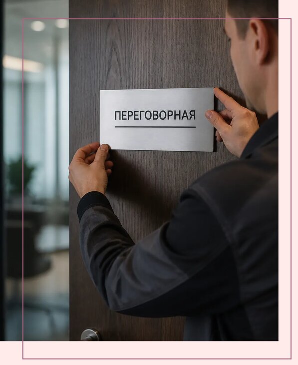 Табличка на дверь с режимом работы в Железнодорожном от 3589 р. | Аванза-Жлз