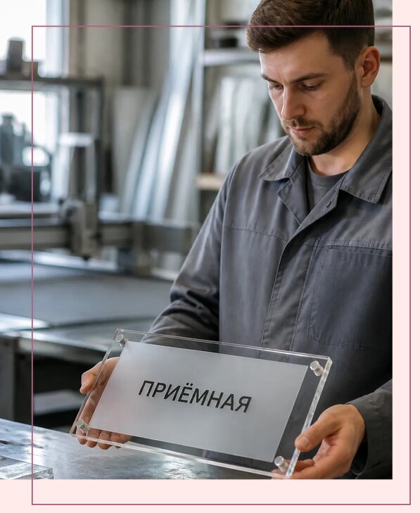 Таблички из оргстекла на заказ в Железнодорожном от 3999 р. | Аванза-Жлз