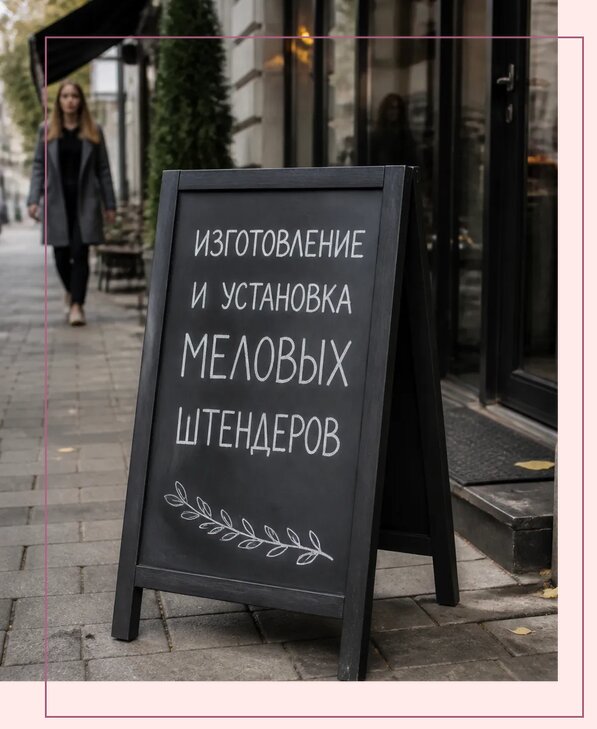 Меловые штендеры в Железнодорожном по цене от 6665 р. | Аванза-Жлз